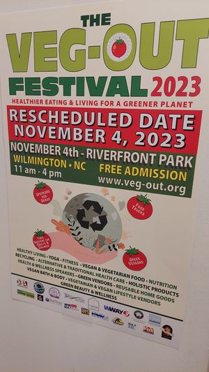 I love a city that has a veg fest! Wish we could have been there for this. at Sealevel City Vegan Diner in Wilmington