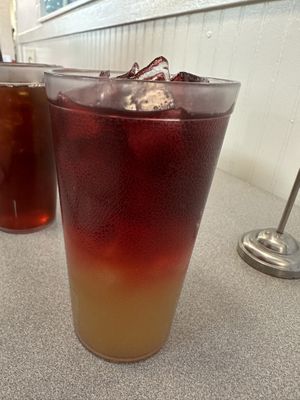 Sunset tea  at Sealevel City Vegan Diner in Wilmington