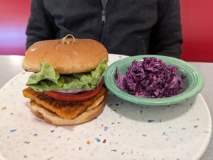 Buffalo tempe at Sealevel City Vegan Diner in Wilmington