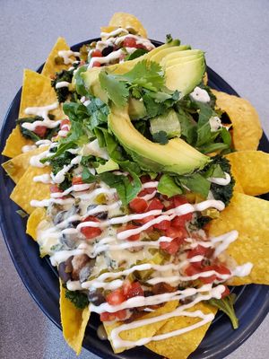 Kale Nachos at Sealevel City Vegan Diner in Wilmington