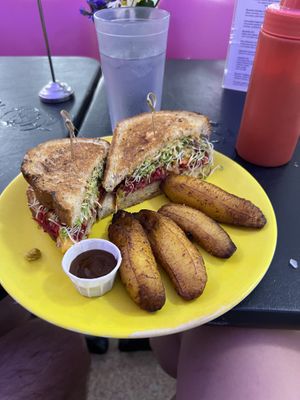 Tempeh Reuben   at Sealevel City Vegan Diner in Wilmington