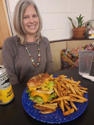 Big smack at Sealevel City Vegan Diner in Wilmington