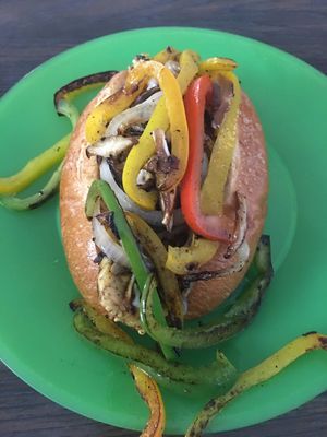 Tempeh Philly at Sealevel City Vegan Diner in Wilmington