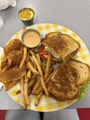 The special: BLTA sandwich- so good   at Sealevel City Vegan Diner in Wilmington