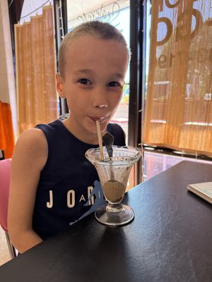 Chocolate milkshake   at Sealevel City Vegan Diner in Wilmington