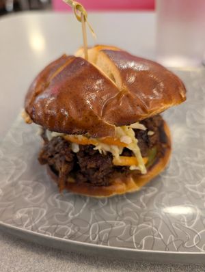 Memphis BBQ Sandwich at Sealevel City Vegan Diner in Wilmington