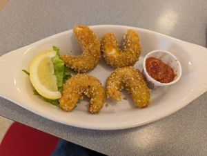 Shrimp Appetizer at Sealevel City Vegan Diner in Wilmington