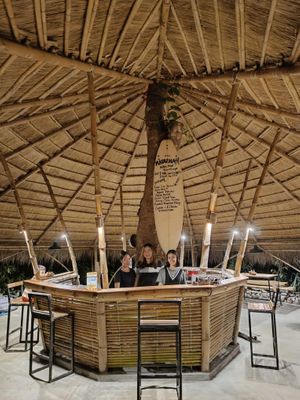 Our new restaurant... Built around a tree :) at Da Tree in Coron