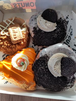 Vegan doughnuts at Whocult Coffee + Donuts in Porthcawl