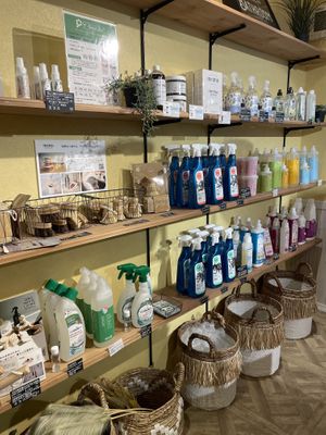 Cleaning products   at Mirus Cafe in Chigasaki