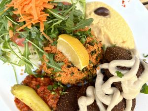 falafel-teller  at LoLu in Duisburg