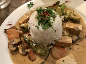 nice vegan dish at LoLu in Duisburg