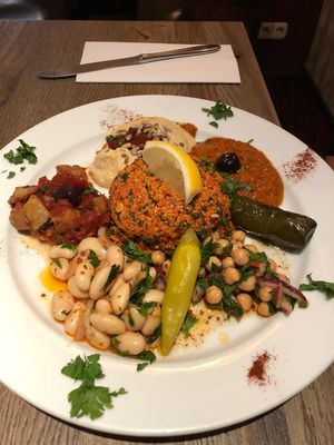 Vegan dish at LoLu in Duisburg