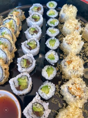 Sushi boat at Sapporo Sushi Factory  in Westerville