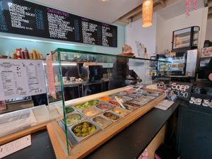 Inside - counter at Tasty Bruges in Bruges