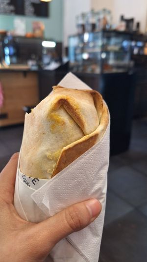 Vegan crispy wrap at Tasty Bruges in Bruges
