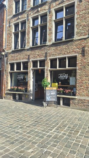 Lovely place with marvellous architecture 🥰 at Tasty Bruges in Bruges