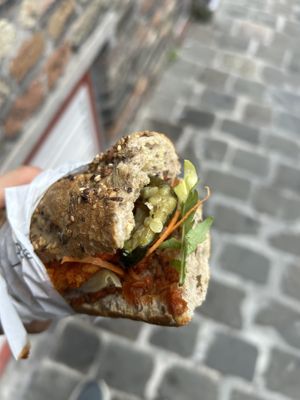 Tasty vegan + chicken 6,90€  at Tasty Bruges in Bruges