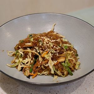 Vegan Japchae at Saute Saranghae in East Singapore