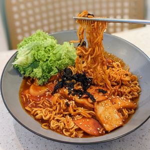 Vegan Rabokki at Saute Saranghae in East Singapore