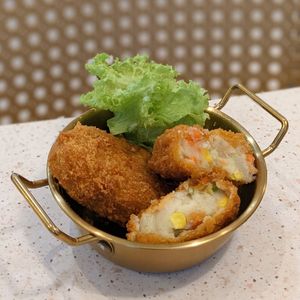 Vegan Potato Croquette at Saute Saranghae in East Singapore