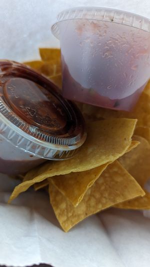 Chips and salsa at Carrburritos in Chapel Hill