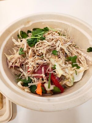 Pad Thai Slaw had a good crunch! at Oh! Dahon in New York City