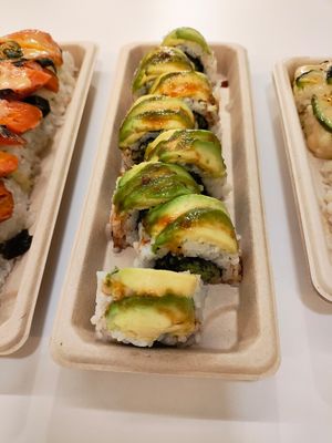 Dahon Signature roll with crunchy broccoli inside was the big hit! at Oh! Dahon in New York City