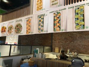 Wall menu at Oh! Dahon in New York City