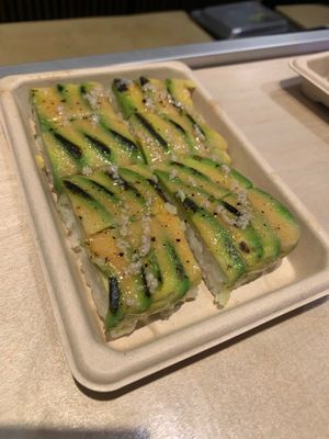 truffle avocado oshizushi at Oh! Dahon in New York City