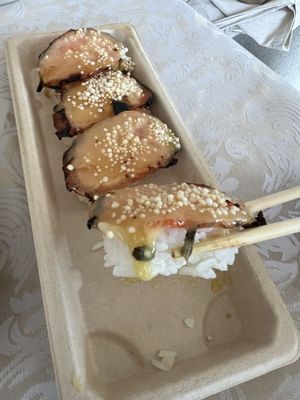 Carrot Lox Nigiri  at Oh! Dahon in New York City