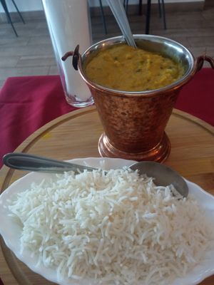 Dhal tadka at Casa Nostra Restaurante in Fundao