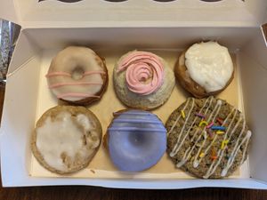Collab gf/vegan box with monster baby donuts at Another Vegan Cookie - Pop Up in Columbus