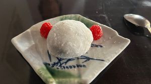 mochi  at Restaurant Kinoko in Solsona