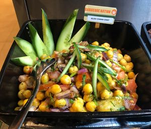 Aloo chana chat  at Barbecue Nation - Al Wahda Mall in Abu Dhabi