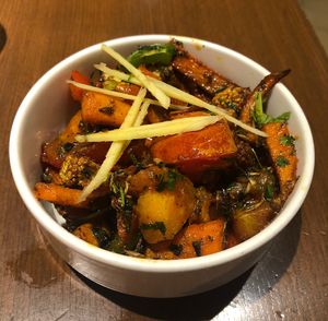 Veg curry  at Barbecue Nation - Al Wahda Mall in Abu Dhabi