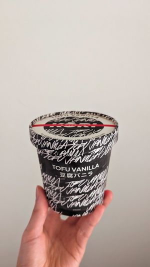 They had a few vegan ice creams in the freezer. This one is beyond delicious. at Kōri Ice Cream in Hawthorn