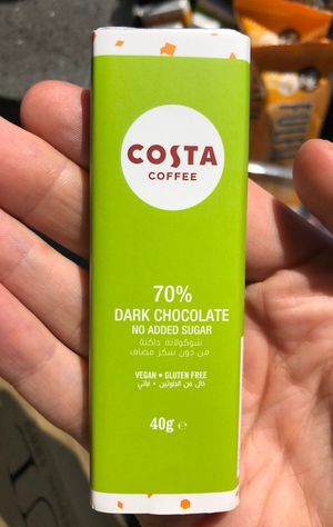 Vegan chocolate   at Costa Coffee - Al Wahda Mall in Abu Dhabi