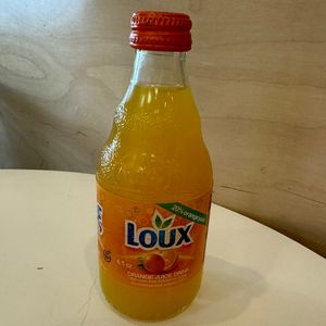 orange drink   at Louks in Downey