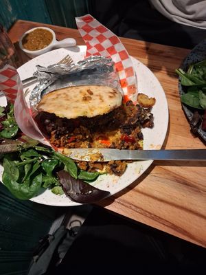 Arepa at La Tiendita del Sabor in Aberdeen