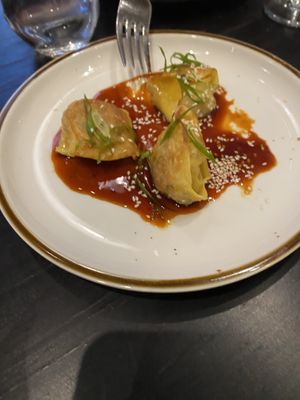 Potstickerss  at Blue Atlas Restaurant and Market  in Richmond