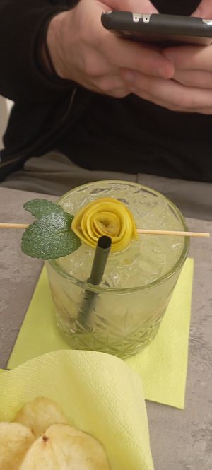 Cocktail mule mela🍸 at Bio Lino Caffè in Massa