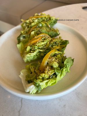 Handheld Caesar Cups  at PLANTA Cocina in Washington