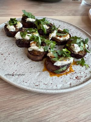 Japanese Eggplantt  at PLANTA Cocina in Washington