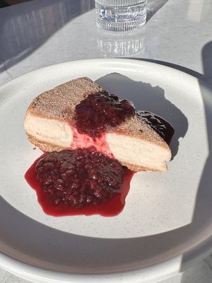 Horchata cheesecake  at PLANTA Cocina in Washington