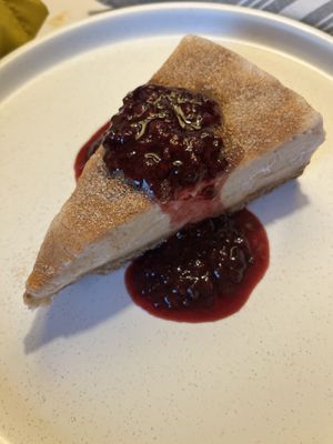 Horchata cheesecake 🤍🌱  at PLANTA Cocina in Washington