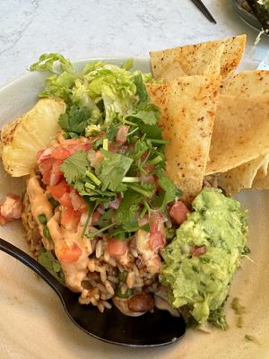 AL PASTOR TACO BOWL  at PLANTA Cocina in Washington