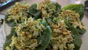 HANDHELD CAESAR CUPS. at PLANTA Cocina in Washington