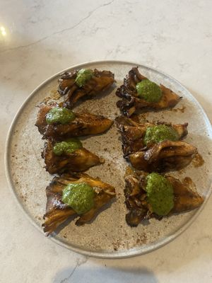 Maitake mushrooms  at PLANTA Cocina in Washington