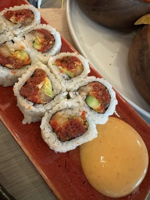Spicy tuna roll  at PLANTA Cocina in Washington
